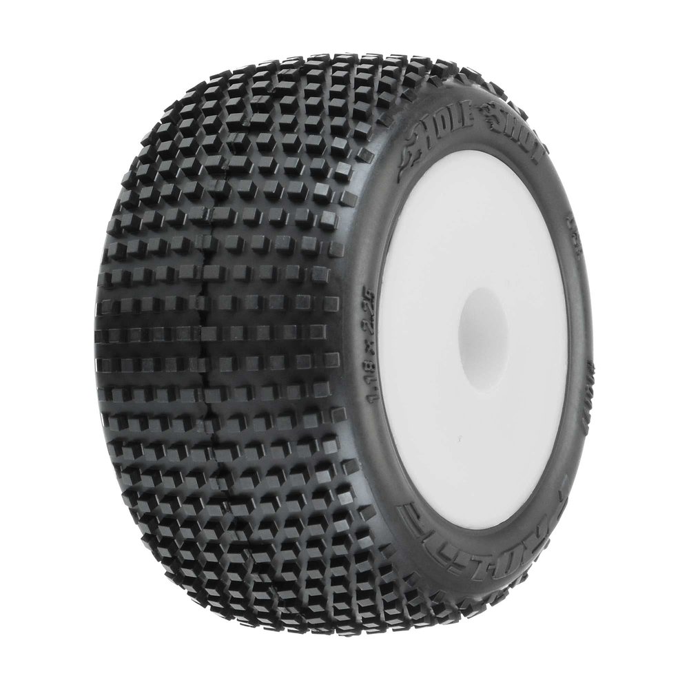 Pro-Line Racing Hole Shot Tires MTD White Mini-T 2.0 F/R PRO1017713 RC Tire