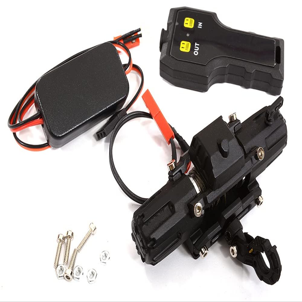 Integy Realistic Heavy-Duty Twin Motor Winch w/RC for 1/10 Scale Crawler