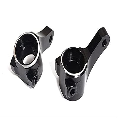Black Billet Machined Steering Knuckles Upgrade for Traxxas 1/10 Slash 2WD 3654