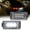 LED License Plate Lights Compatible w/ 2019-2021 Ni-ssan Altima Versa Sentra Rogue, OEM Led Number Lamps Replacement Canbus Error Free 6000K Xenon White Led Rear Tag Light Kit Assembly view 1