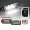 LED License Plate Lights Compatible w/ 2019-2021 Ni-ssan Altima Versa Sentra Rogue, OEM Led Number Lamps Replacement Canbus Error Free 6000K Xenon White Led Rear Tag Light Kit Assembly view 3