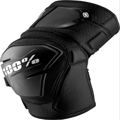 100% Fortis Mountain Biking Knee Pad - MTB & BMX Protection - Hard Plastic and Smartshock Impact Absorbing Foam Padding