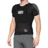 100% TARKA Short Sleeve - Sportswear Bike Undershirt with Smartshock Back - Bike Riding Undershirt - Armor Shirt for Motorcycle, Dirt Bike, Mountain Bike & Motocross - Black, X-Large view 1