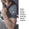 100% TARKA Short Sleeve - Sportswear Bike Undershirt with Smartshock Back - Bike Riding Undershirt - Armor Shirt for Motorcycle, Dirt Bike, Mountain Bike & Motocross - Black, X-Large view 4