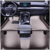 Chstarina Leather Car Floor Mats for ARKANA 2019-2020 Front Rear Full Coverage Liner/Set (Gray) view 1