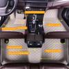 Chstarina Leather Car Floor Mats for ARKANA 2019-2020 Front Rear Full Coverage Liner/Set (Gray) view 3