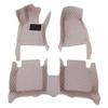 Chstarina Leather Car Floor Mats for ARKANA 2019-2020 Front Rear Full Coverage Liner/Set (Gray) view 4
