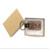 It's a Beautiful Day to Save Lives Walnut Wood Leather Key Chain Ring for car Truck Automobile auto Accessory view 1