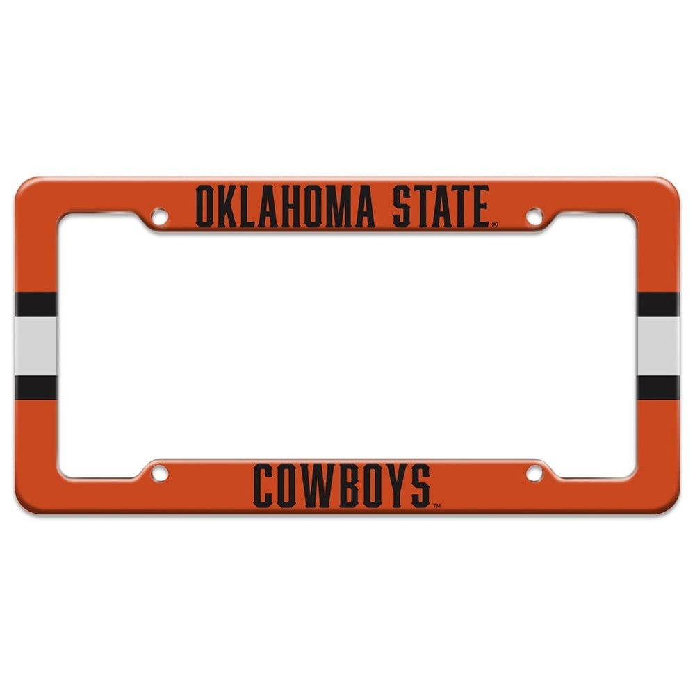 GRAPHICS & MORE Oklahoma State Cowboys Stripes License Plate Tag Frame