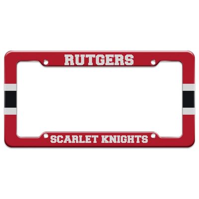 GRAPHICS & MORE Rutgers Scarlet Knights Stripes License Plate Tag Frame