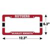 GRAPHICS & MORE Rutgers Scarlet Knights Stripes License Plate Tag Frame view 4