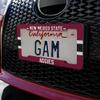 GRAPHICS & MORE New Mexico State Aggies Stripes License Plate Tag Frame view 3