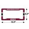 GRAPHICS & MORE New Mexico State Aggies Stripes License Plate Tag Frame view 4