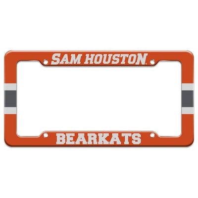 GRAPHICS & MORE Sam Houston State Bearkats Stripes License Plate Tag Frame