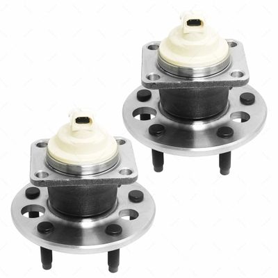 TOM - 512237 2pcs New REAR Wheel Hub and Bearing Assembly for Chevrolet Impala Buick Allur