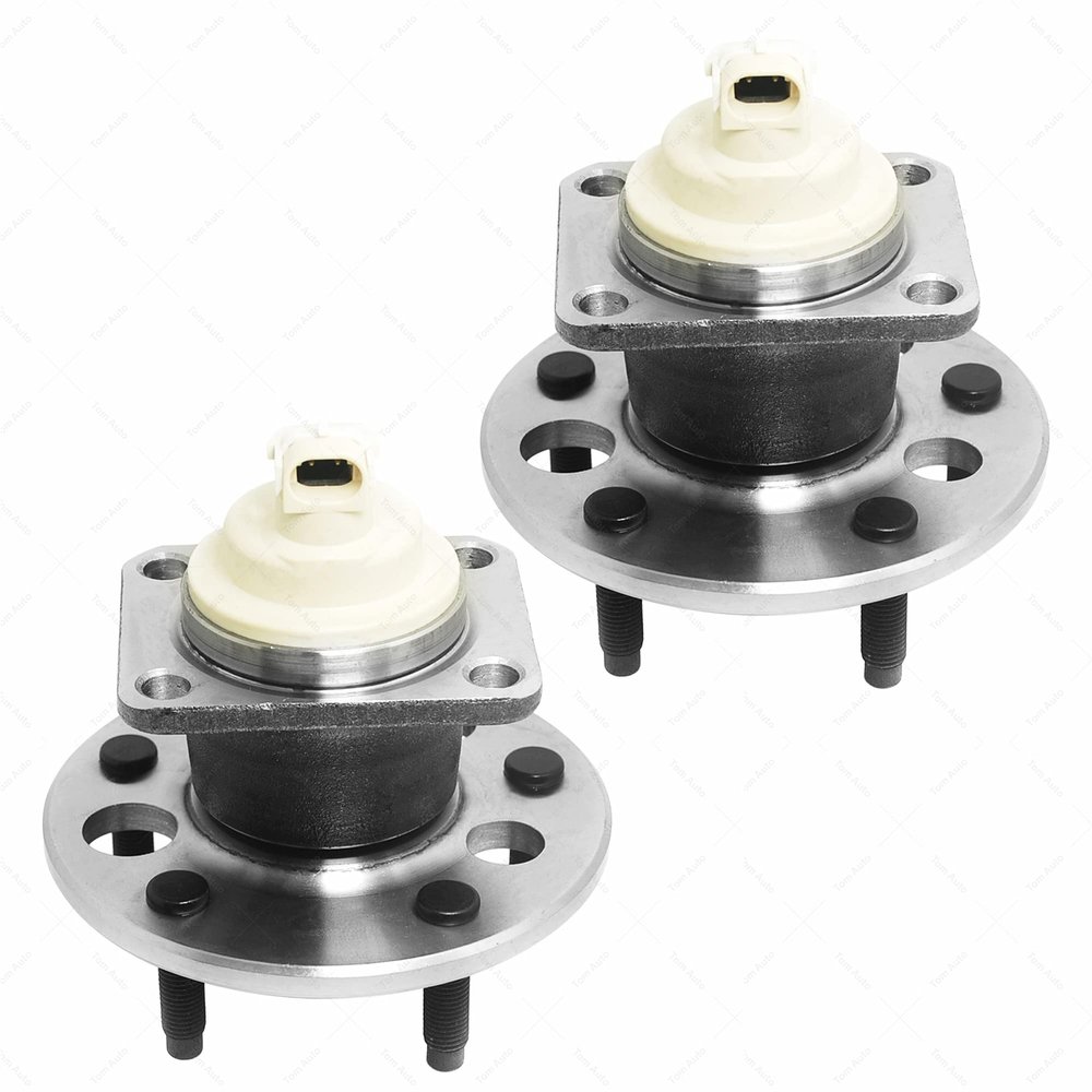 TOM - 512237 2pcs New REAR Wheel Hub and Bearing Assembly for Chevrolet Impala Buick Allur