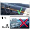 Three T Car Dashboard Dash Board Cover Sun Shade Dash Mat Carpet Pad For Ford For for F-150 F-250 F-350 F-450 1992-1996 / F-250 F-350 F-450 1997 view 3