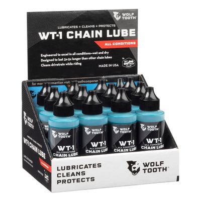 Wolf Tooth Components WT-1 Drivetrain Treatment for All Cond, 2oz - 12/case