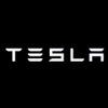 Imagnt Studio Vinyl Decal for Tesla car auto Truck Wall Laptop, Bumper Sticker (White, 24 inches) view 1