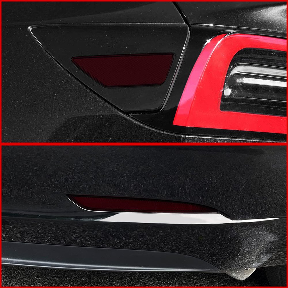 SlickMod PreCut Vinyl Smoke Tint for 2020-2022 Tesla Model Y Sidemarker & Reflector (4. Sidemarker & Reflector, 20% Dark Smoke)