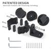 ZIDIYORUO UTV Whip Light Mount & Light Bar Bracket - Heavy Duty Aluminum Roll Cage Clamp for 1.75"-2" Bars with 360 Rotation, Flag Mount Compatible with Polaris RZR, Can-Am, Jeep, 2 Pack view 3
