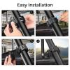 ZIDIYORUO UTV Whip Light Mount & Light Bar Bracket - Heavy Duty Aluminum Roll Cage Clamp for 1.75"-2" Bars with 360 Rotation, Flag Mount Compatible with Polaris RZR, Can-Am, Jeep, 2 Pack view 4