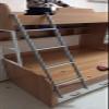 HWLL Bunk Bed Ladder Adjustable Hanging RV Bunk Ladder, Metal Twin Bed Ladder with 4 Hooks and Fitting, 116cm / 130cm / 140cm / 150cm Height Step Ladder (Size : 130cm/50) view 2