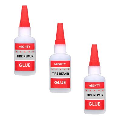 HZXY Mighty Tire Repair Glue, 3Pcs 50ml Car Tyre Puncture Sealant, Ultra Premium Tire Glue, Shoe Repair Glue Professional Grade, All Purpose Adhesive Super Glue