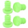 SUNGOOYUE Handlebar End Plugs, Handlebar Grips Ends Screw Plugs Polyester Rubber End Plugs for BMX (Green) view 1
