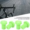 SUNGOOYUE Handlebar End Plugs, Handlebar Grips Ends Screw Plugs Polyester Rubber End Plugs for BMX (Green) view 3