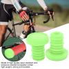 SUNGOOYUE Handlebar End Plugs, Handlebar Grips Ends Screw Plugs Polyester Rubber End Plugs for BMX (Green) view 4