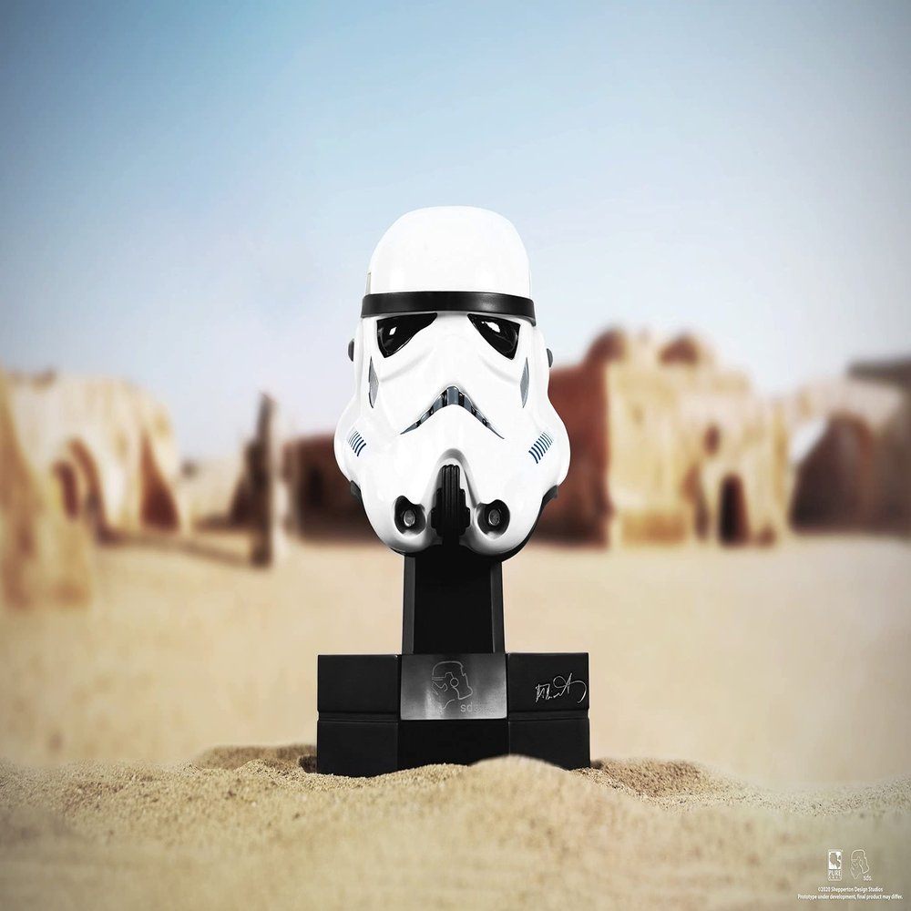 PUREARTS - Starwars (Original Stormtrooper Helmet) 1:3 Statue Figurine, White