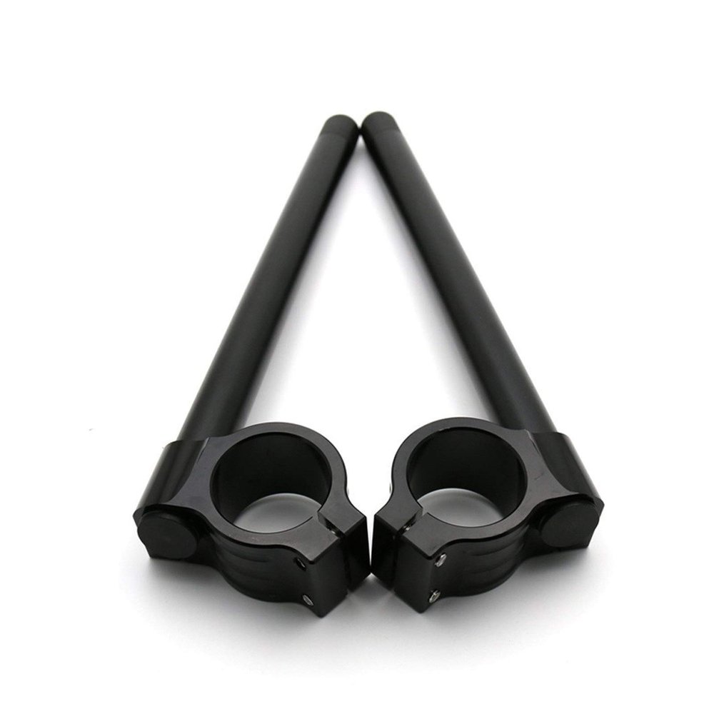 Universal Racing Adjustable CNC 31 32 33 35 36 37 39 41 43 50 51 MM Clip On Ons Fork Handlebars Handle Bar DaJiKan (Color : Black 41MM)