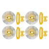 VGEBY RC Brake Disc, 4Pcs RC Metal Simulation Brake Discs Fit for 1/10 RC Car Parts(Yellow) Car Model Accessory view 3
