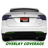 PreCut Vinyl Smoke Tint for 2016-2022 Tesla Model X Reflector (3. Reflector, 20% Dark Smoke) view 2