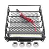 VGEBY RC Luggage Carrier, Metal RC Car Roof Rack Luggage Carrier Metal Luggage Bracket with LED Compatible for D90 99S RC Car Model Car Model Accessory Rc Crawler Roof Rack view 1