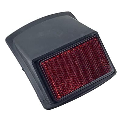 AlveyTech Rear Fender Reflector Assembly - Fits The Baja Motorsports MB165 & MB200, Massimo Warrior MB200, Falcon 200, 196cc 6.5 Hp Mini Bike Accessories, Go-Kart Parts, Dirt Pit Bikes, DIY Install