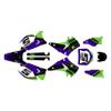 Kalair GFX Graphics Kit for Kawasaki KX125 2003-08 and KX250 2003-08 Venom Series White 21 Mil - Pro Edition - Dirt Pit Bike Motorcycle Sticker, Dirtbike Racing Decal Motocross no-Plastics view 1
