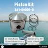 Asaki Piston Kit Compatible with Tohatsu Nissan 2 Stroke Outboard 35/40 hp 361-00001-0 STD with Ring view 2