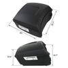 TCMT Matte 13.7" King Motorcycle Trunk Box Wrap Around Backrest Pad Speakers Mounting Rack Fit For Harley 2014-2025 Touring CVO Road King Road Glide Street Glide Electra Glide Ultra Limited Pack Trunk view 3