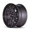 Dirty Life 9303-7973MGT12 17 Dt-1 9303 Matte Gunmetal W/Simulated Ring 17X9 5-127 -12mm 78.1MM (One Wheel) view 2