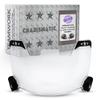 CHARISMATIC Clear Football Visor - Football Visors for Helmet - Football Helmet Visor Fits Adult & Youth Football Helmets - Anti-Fog, Scratch Resistant Clear Visor Football Face Shield view 1
