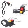 Electric Bike 2 in 1 Head Light Horn Switch Turn Signal Bell Switch Button for Motorcycle Electric Scooter Bicycle DaJiKan view 2