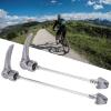 SUNGOOYUE Hub Quick Release Skewer Lever, 1 Pair Aluminum Alloy Axle Quick Release Skewer Levers Front 100mm Rear 135mm Quick Release Axle Skewers for Road view 3