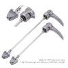 SUNGOOYUE Hub Quick Release Skewer Lever, 1 Pair Aluminum Alloy Axle Quick Release Skewer Levers Front 100mm Rear 135mm Quick Release Axle Skewers for Road view 4
