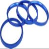 YANANGPARTS 71.5 to 78.1 Hub Centric Rings (Pack of 4) Aluminium Alloy Wheel Center Rings Hubrings 78.1 to 71.5 ID=71.5mm OD=78.1mm view 4