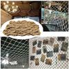 Rope Netting Fence Treehouse Safety Nets Cargo Rope Ladder Truck Trailer Heavy Duty Balcony Netting Kids Swingset Rope Ladder Waterproof Hammock (Size : 4 * 5m(13 * 16ft)) view 3
