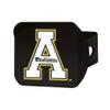 FANMATS 27854 Appalachian State University Black Metal Hitch Cover - 3D Color Emblem with Metal Chrome 3D Logo Emblem Easy Installation on Truck, SUV, Car - Ideal Gift for Die Hard NCAA Fan view 1
