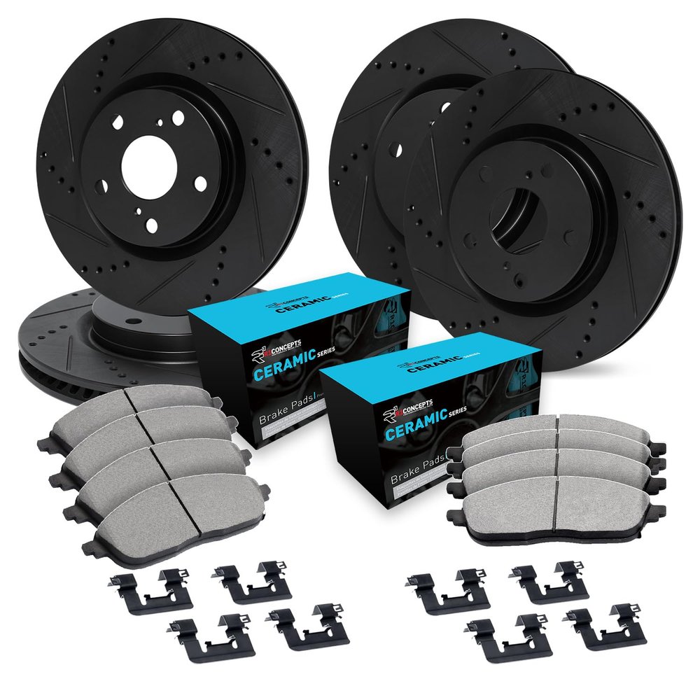 R1 Concepts Brake Kit Fits 2004-2007 BMW 525i, 530i