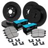 R1 Concepts Front and Rear Brake Kit Fits 2013-2019 Nissan Sentra view 1